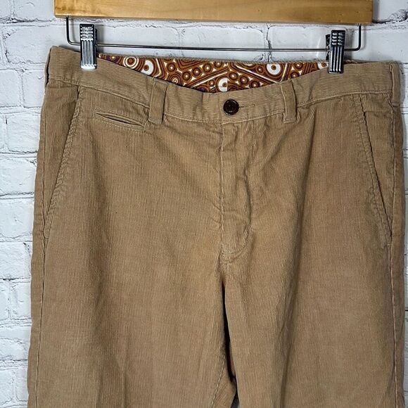 Bonobos Athletic Boot Mens Khaki Brown Corduroy Chino Pants W32 x L34 - Picture 2 of 7